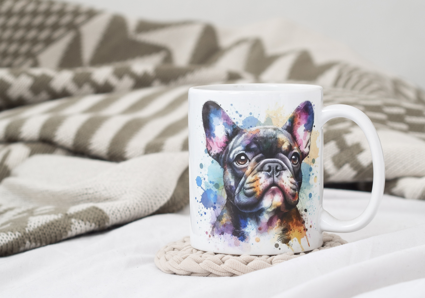 Mug - Bouledogue français artistique