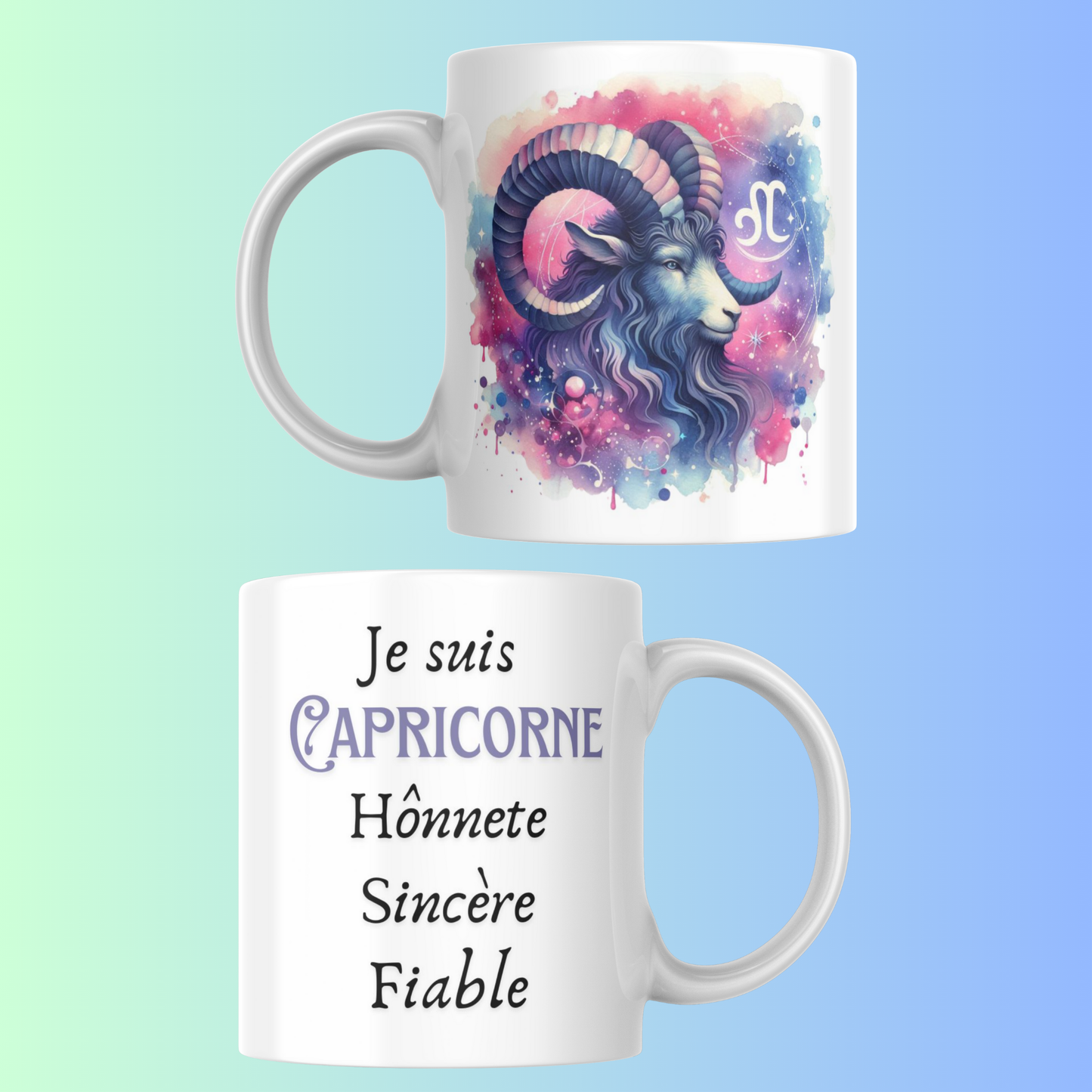 Mug Signe Astrologique – Cadeau Original Zodiaque 12 Signes Céramique 330 ml (A&C My Créa)