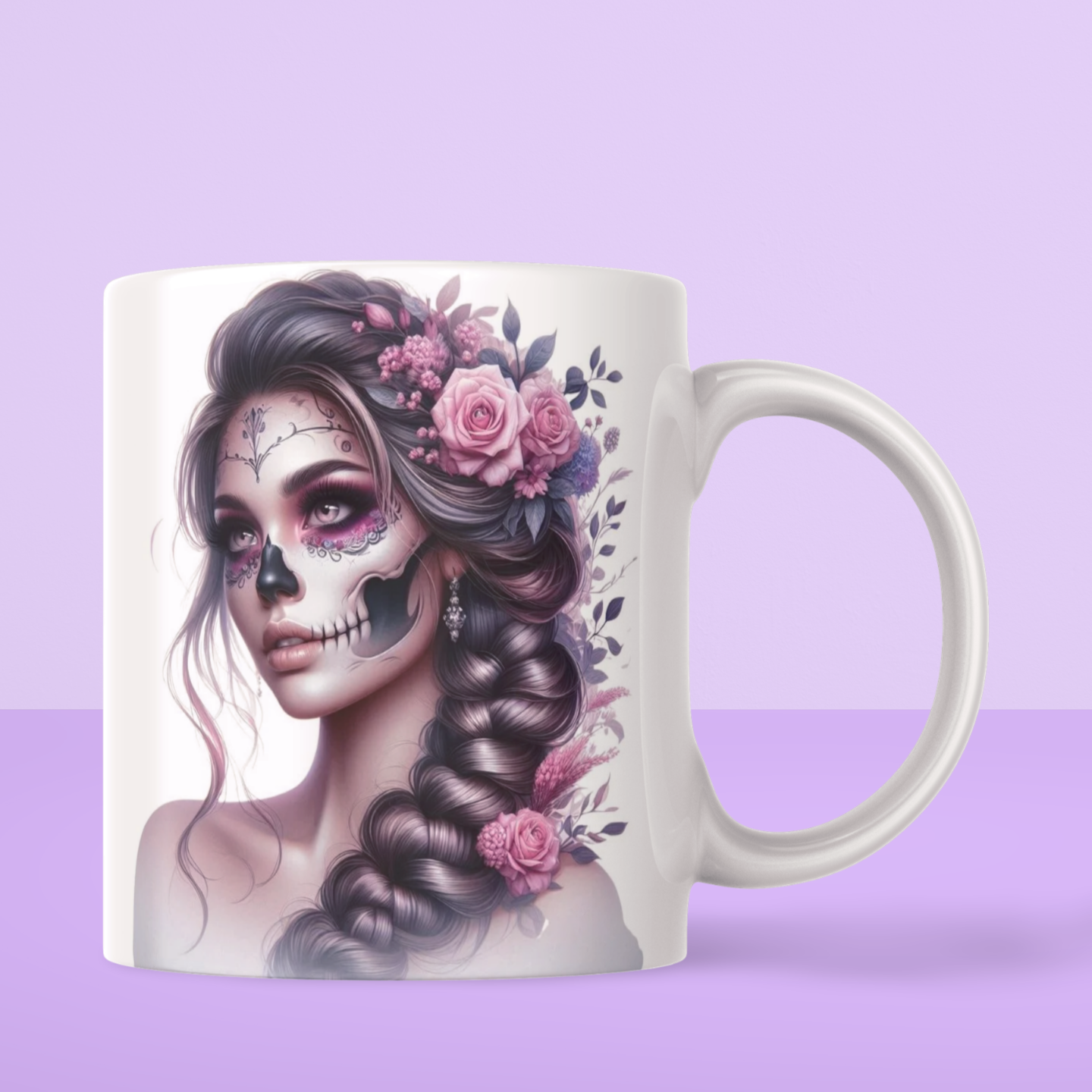 Mug - “Catrina  Élégance Rose”