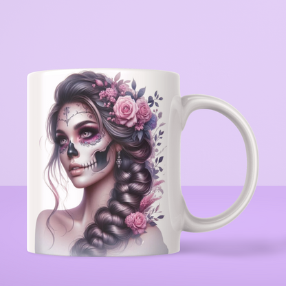 Mug - “Catrina  Élégance Rose”