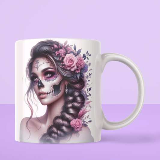 Mug - “Catrina  Élégance Rose”