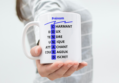 Mug Humoristique Personnalisé Prénom – Cadeau Fun et Original (A&C My Créa)