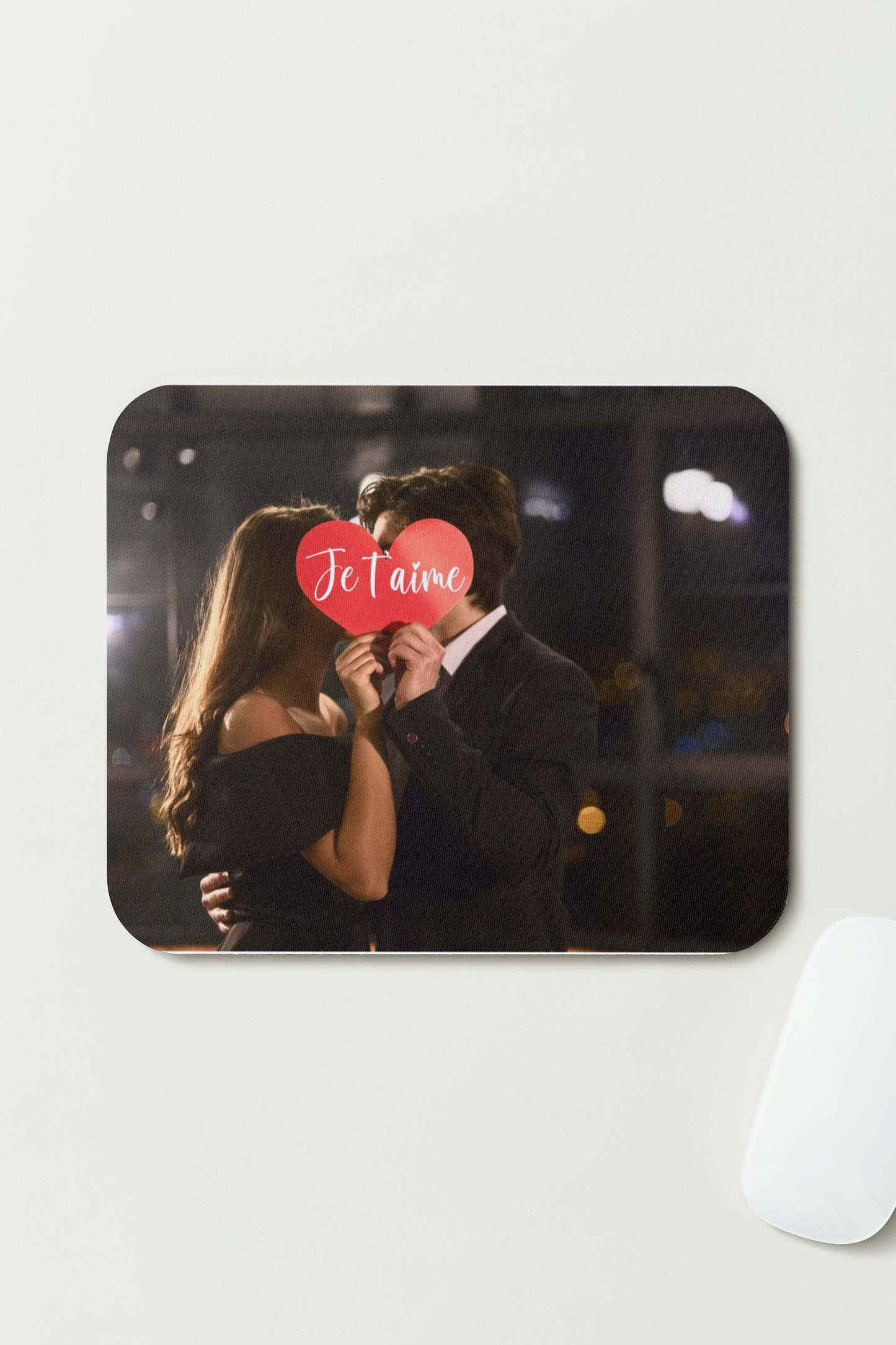 🎨 Tapis de souris – Je T’aime – Romance &amp; Élégance