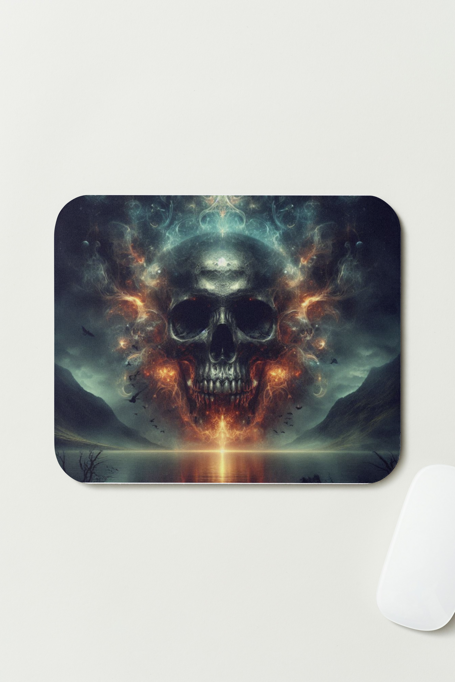 Tapis de souris – Crâne Mystique 🔥 - Énergie & Univers Fantastique