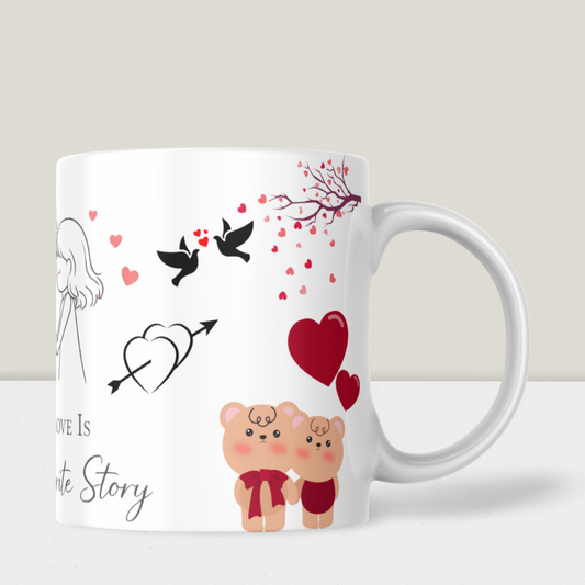 Mug Saint-Valentin - “Our Love Is My Favorite Story”