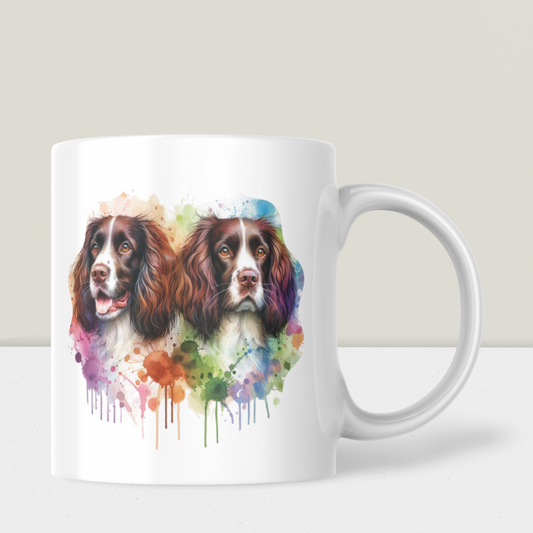 Mug Springer Anglais Aquarelle – Cadeau Original Passion Chien (A&C My Créa)