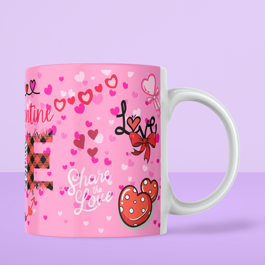 Mug Saint-Valentin - “Be Mine Valentine”