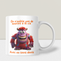 Mug humour "On n'oublie pas de sourire à la vie, avec ou sans dents"