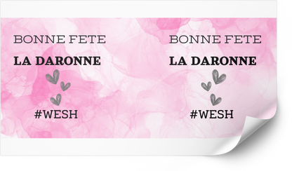 Mug céramique Bonne Fête LA DARONNE - #WESH