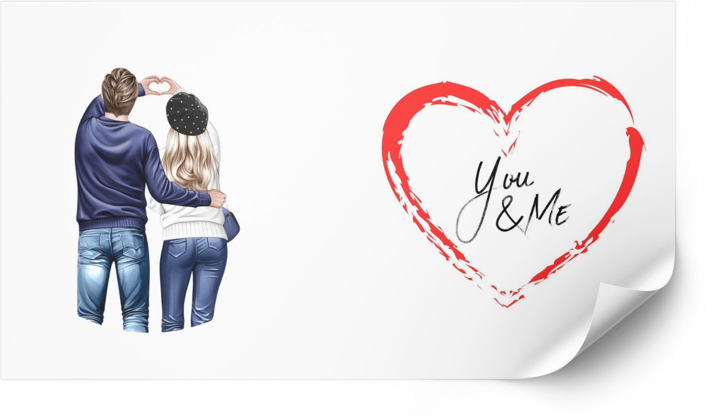 Mug Saint-Valentin "Toi + Moi = ❤️"