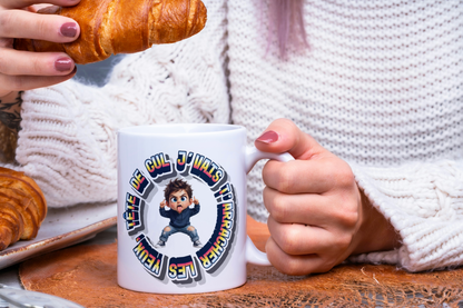 Mug Fun & Décalé – « J’vais T’arracher les Yeux » petit garçon (A&C My Créa)