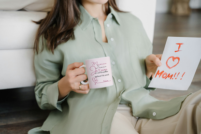 Mug Fête des Mères Personnalisé – Maman d’Amour avec Prénom (A&C My Créa)