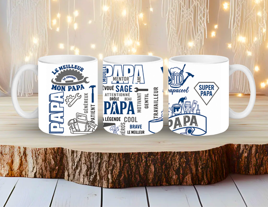 Mug « Le Meilleur Papa » – Le Cadeau Parfait pour un Papa Exceptionnel (A&C My Créa)