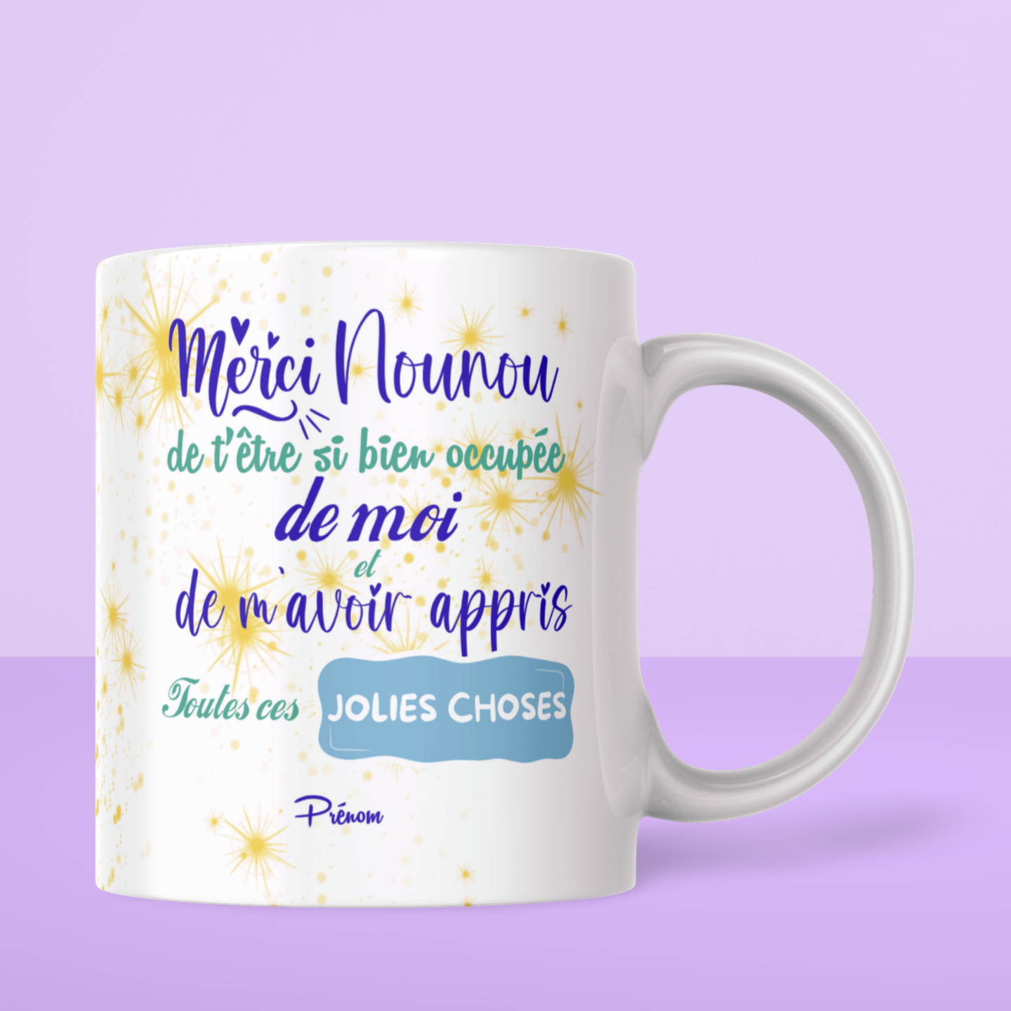 Mug Nounou Personnalisé Prénom (A&C My Créa)