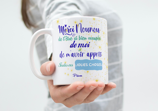 Mug Nounou Personnalisé Prénom (A&C My Créa)