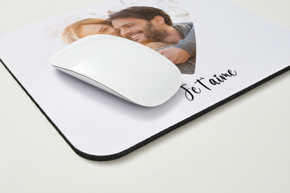 🎨 Tapis de souris – Je T’aime -Personnalisable avec votre photo