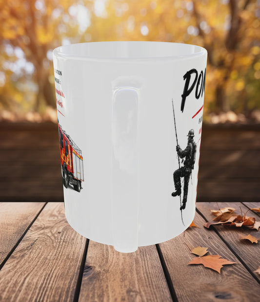 Mug « Pompier – Plus Qu’un Métier, Une Vocation » – Héros du Quotidien (A&C My Créa)