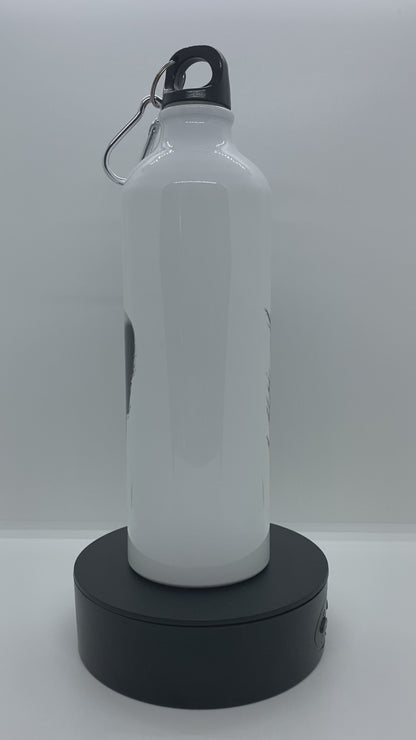 Gourde Sport Aluminium 750 ml - Boxer sportif noir et blanc