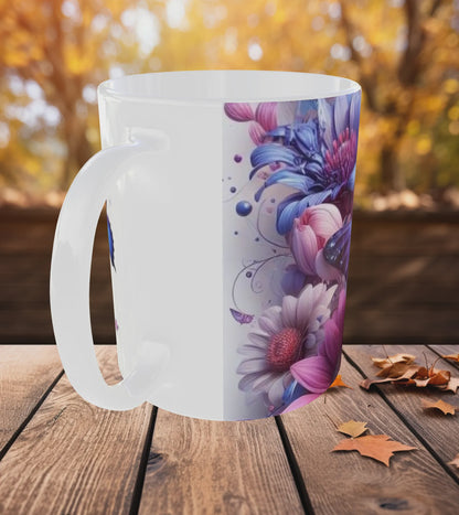Mug Papillon Fleurs (A&C My Créa)