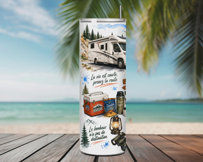 Tumbler Isotherme Road Trip – Camping-Car & Voyage