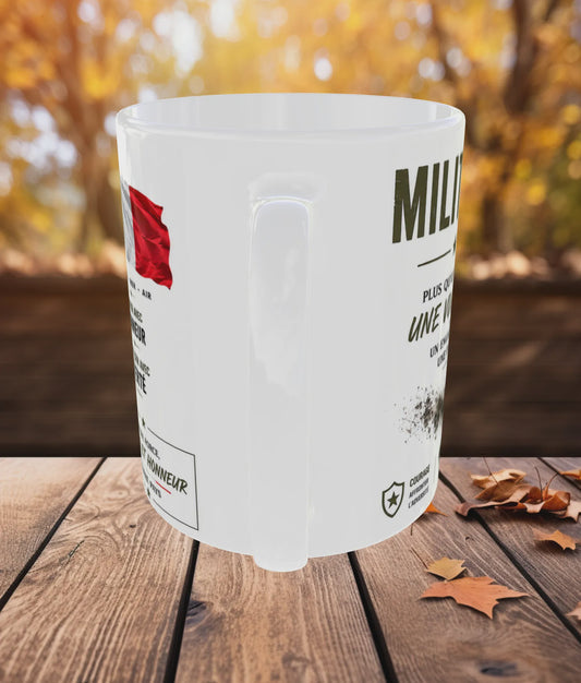 Mug « Militaire – Plus Qu’un Métier, Une Vocation » – Armée Française (A&C My Créa)