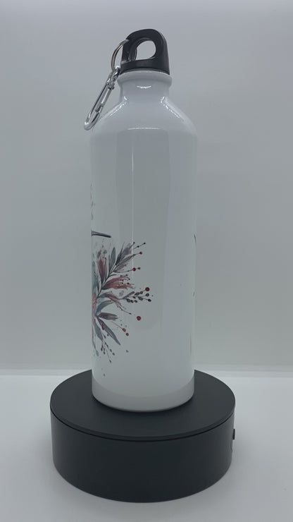Gourde Sport Aluminium 750 ml - Colibri style aquarelle