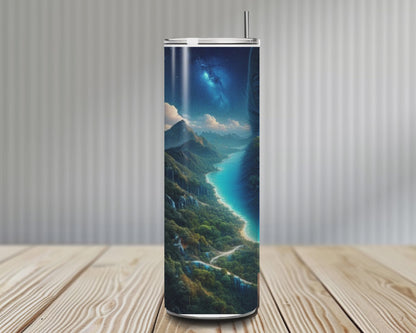 Gourde Tumbler isotherme - Loup mystique