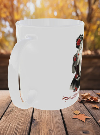 Mug Femme Personnalisé Prénom – Impossible à Dompter (A&C My Créa)