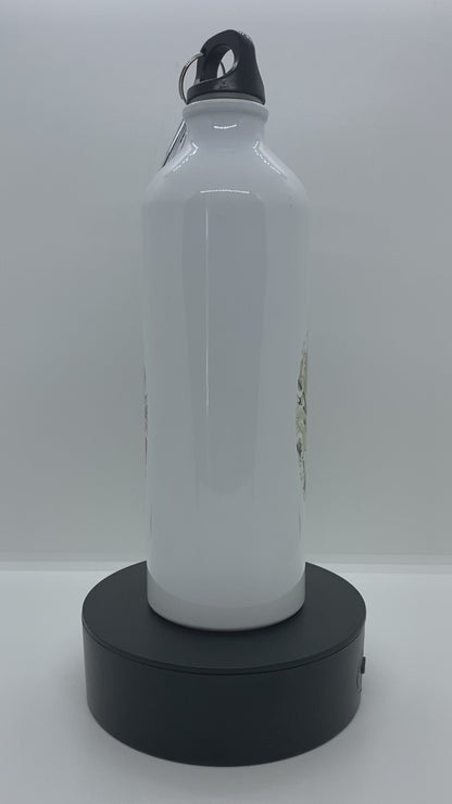 Gourde Sport Aluminium 750 ml - Une Femme et les fleurs de cerisier