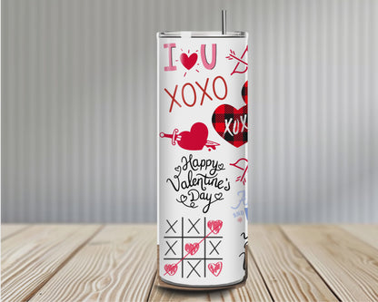 Gourde Tumbler isotherme - "My Valentine, My Love"