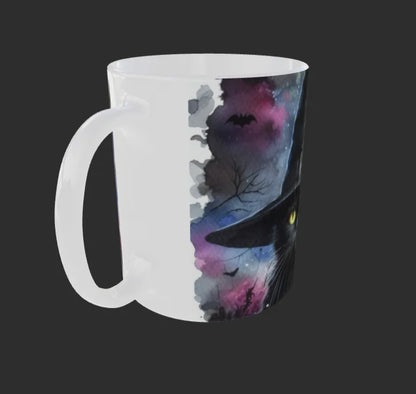 Mug Halloween Chat et Citrouilles – Collection Halloween