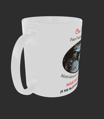 Mug Annonce Grossesse Personnalisable – Échographie Cadeau Surprise (A&C My Créa)