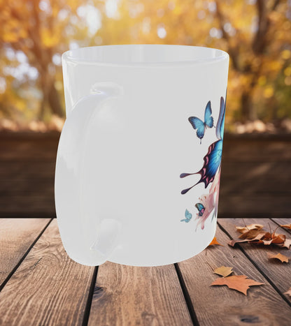 Mug Fleur Papillon – Cadeau Élégant (A&C My Créa)