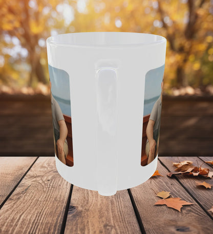 Mug Personnalisé Photo Famille – Effet Cartoon (A&C My Créa)