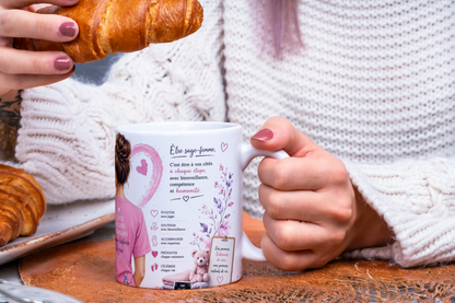 Mug « Sage-Femme – Accompagner la Vie, C'est Ma Vocation » (A&C My Créa)