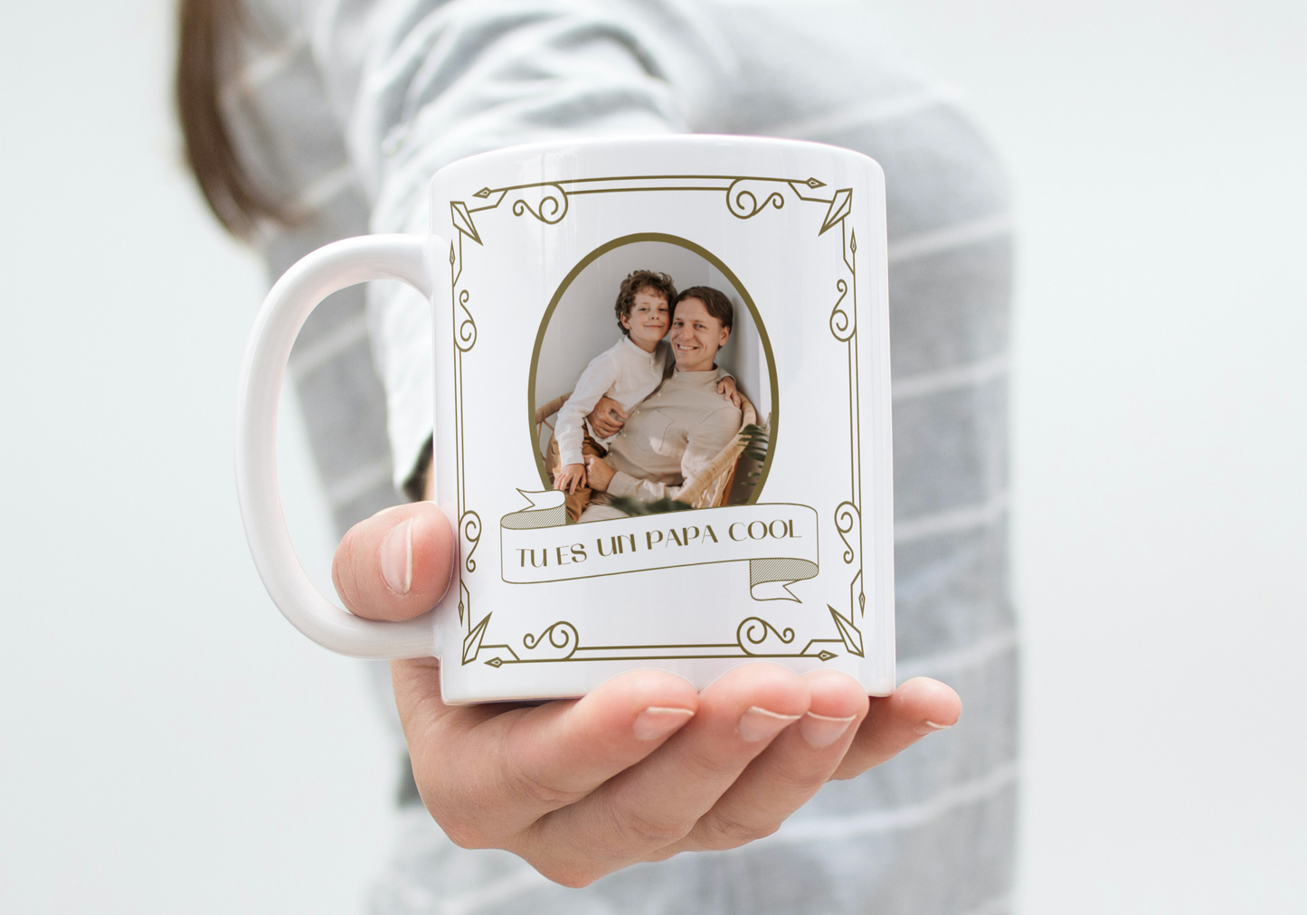 Mug Papa Personnalisé Photo – Année de Naissance (A&C My Créa)