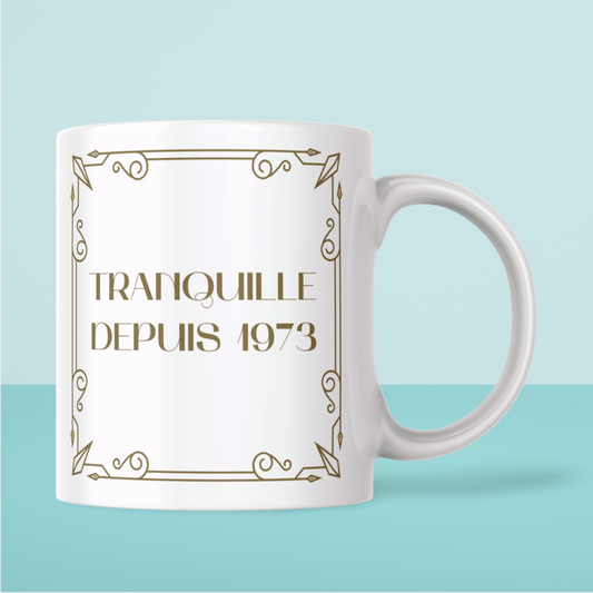 Mug Papa Personnalisé Photo – Année de Naissance (A&C My Créa)