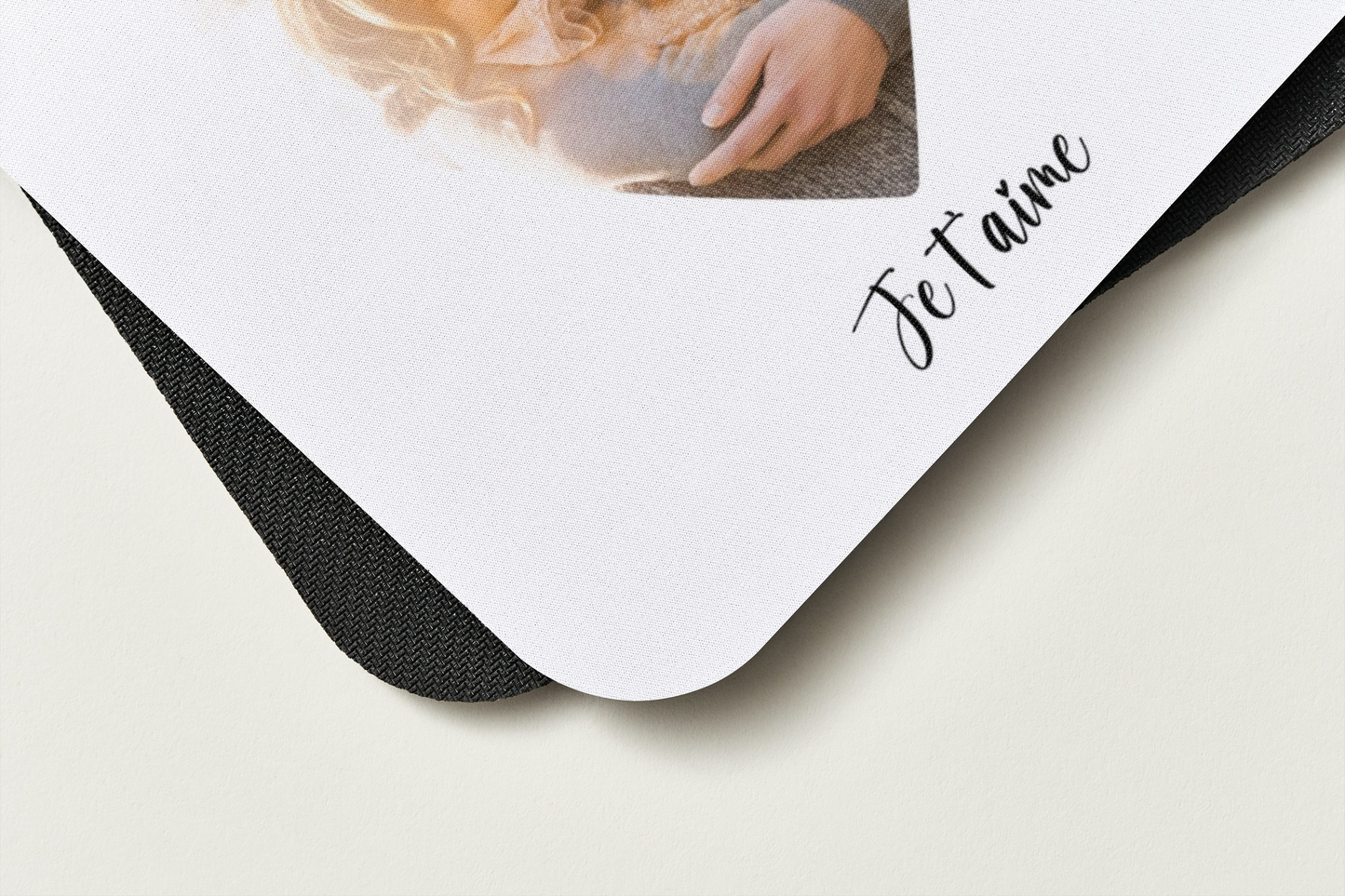 🎨 Tapis de souris – Je T’aime -Personnalisable avec votre photo